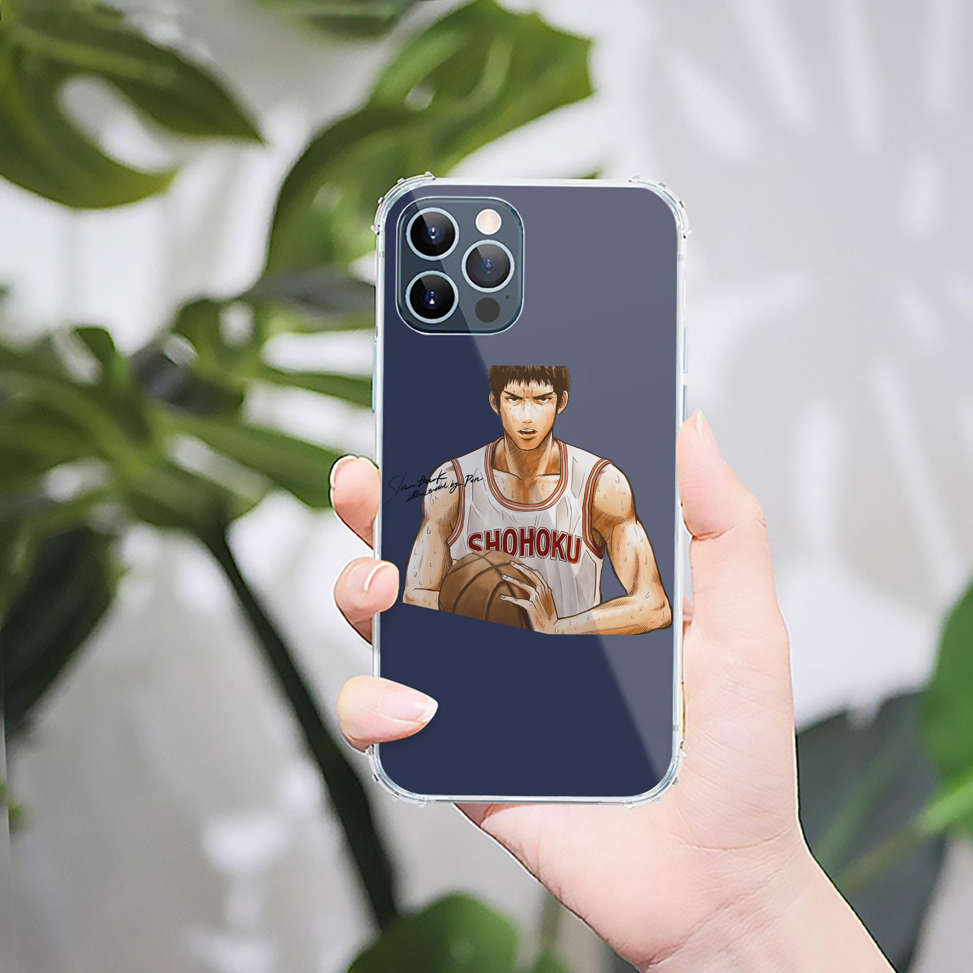 （画像用） SLAM DUNK／スラムダンク 【iPhone 12シリーズ対応】透明スマホケース（クリアソフトケース）